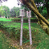 4 Pack 7 Solar Hanging Lights, Outdoor Solar Transparent Small Tube Light, Hanging LED Light with Color Auto-Changing