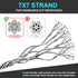 Azuneyeunt 2 Pack 3.3 1/8 (1m 3mm) Outdoor & Travel Security Cable with Loops, ft x in x Braided Safety Wire, Flexible