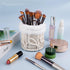 Framendino, Glasses Holder with Plush Lining, Scratch Resistant, Soft Macrame Protective Glasses Stand for Bedside Desk