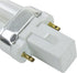 Bulb 2-Pin G23 9W Pack 4- Diodesy- Compact Fluorescent Single U-Shaped Twin Tube Green Light Plugin PL Base of CFL