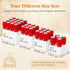 4 (7",7.8",8.3",10") Lifewit PCS Buffet Risers and Stands, Food Risers for Buffet Table, Catering Dessert Cake Holder