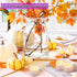 12 Pack Timer Tea Lights Candles, Battery Operated Flameless Flickering Tealight for Halloween Decor