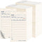 48 Pack Server Note Pads Bulk Recycled Guest Check Pads, Total 2400