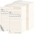 48 Pack Server Note Pads Bulk Recycled Guest Check Pads, Total 2400