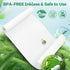 TUXIYA 5 8.5"x11" 130 Rolls Thermal Printer Paper US Letter Size, BPA free Quick-Dry Thermal Paper,Thermal Printing