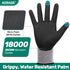 W2 Work Gloves for Men and Women, Touchscreen Nitrile Coated Gloves for Gardening and Mechanic Work