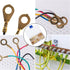 160 Pcs Copper Ring Terminals, M3/M4/M5/M6/M8/M10 Brass Wire Connectors, Crimp Kit for Electrical Terminals