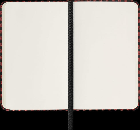Moleskine Limited Edition Notebook, Holiday Shine Box, Extra Small, Metallic Red, Hard Cover