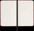 Moleskine Limited Edition Notebook, Holiday Shine Box, Extra Small, Metallic Red, Hard Cover