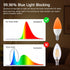 E12 Bulbs 1600K Bulbs, 5W (4 Packs) Amber Sleep Light with Remote Control, Candelabra Blue Light Blocking Light
