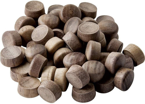 Walnut-1/2" Oval Top Wood Plugs