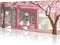 LIMKRIAN Cat Mouse Pad Large Desk Mat, Pink Cherry Blossom Computer Mousepad with