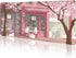 LIMKRIAN Cat Mouse Pad Large Desk Mat, Pink Cherry Blossom Computer Mousepad with