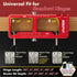 2.5" 5" 1/4" 5/8" 1-3/4" Door Hinge Jig, Aluminum Alloy Router Template Kit, Adjustable Mortise Jig for to Hinges, Fits