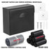 Bag,9.4x7.8x3.5 inches Sanitary Napkin Disposal Receptacle with Hygiene Disposal Bags and Trash Stainless Steel Wall