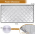HFYZZ 27" 56" Attic Door Insulation Cover, Energy Saving Attic Stairs Ceiling Shutter Cover with Hook and Loop Strips