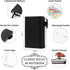 feela 15 Pack Pocket Small Notebooks, Mini Cute Notepads with 15 Black Pens, 3.5”x 5.5”, A6, Black