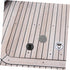 PRETYZOOM 10 Sets Round Corner Brackets for RV Furniture Connectors D-Shaped Bedside Cabinet Braces for Wood Angle