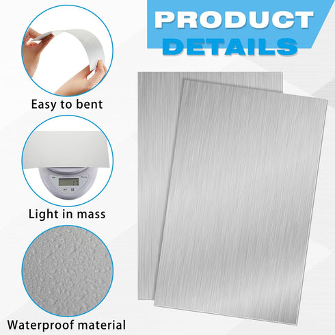80 5 7 Inch Therwen Pcs x Flashing Aluminum Sheet Roof Flashing Metal Roof for Shed Weatherproofing Areas Around