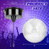 Meagoo 8" 6RPM 4 18 Disco Ball with Motor and Light, Hanging Mirror Ball and Batteries Powered Rotating Motor