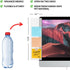 Monitor Memo Board 2Pcs - Flexible Clear PET Computer Screen Sticky Note Holder - Side Panel Message Organizer - Versatile Office Desk Accessories - Cool Home Office Supplies - 3.1" x 11.8" by meccaline