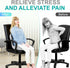 Wacalarda Tailbone, Seat Cushion for Office Chair, Car and Wheelchair Use, with Lumbar Support Pillow and Memory Foam