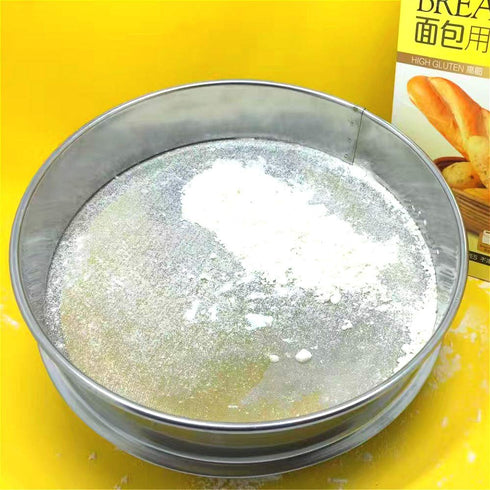 ETAZMDITE 20cm 12-200 Mesh(30 Mesh Lab Sieve, Stainless Steel Fine Mesh Sample Test Sieve for Grains and Flour