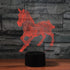 3D 16 Night Light for Kids Horse Led Lamp with Remote Control Color Changing Xmas Birthday Gift for Child