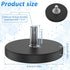 SHCJINGK 6 Pack 1.69 Inch M6 Rubber Coated Magnets Magnetic Base with Threaded Heavy Duty Rare Earth Round Anti-Scratch