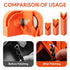 Multipurpose Drill Bit Sharpener for All Bits, Grinding Tool with 4 Wheels for Carbide, Masonry, High-Speed Steel