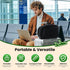 Tailbone A-Pce Foldable Travel Seat Cushion-with Built-in HandlesMemory Foam Cushions for Relief of Lower Back