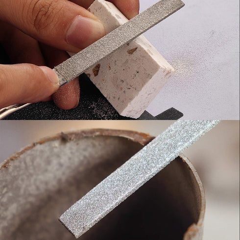 Diamond Needle File Set, 10PCS with Wire Cutter and Carrying Case for Woodworking & Metalworking