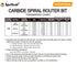 SpeTool 1/8 Inch Downcut CNC Router Bits with 1/4 Inch Shank, Carbide Spiral Down Cut End Mill for Woodworking