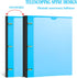 INFUN 1 Inch Telescoping 3 Ring Binder - 4PCS, Flexible Round Binder with Customizable Front Cover