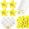 Spakon Christmas Inspirational Gift for Kids, Motivational Star Shaped Erasers and Cards with Organza Bags