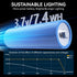 POOWUUDT 11.81inch 3-Mode (3000K/4000K/6000K),4 Improvement(4 Pack) Solar Fence Lights Outdoor Waterproof, LED