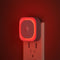 YUNLEX 2 Pack Plug in Red Sleep Night Light with Motion Sensor &