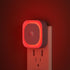 YUNLEX 2 Pack Plug in Red Sleep Night Light with Motion Sensor &