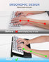 Laborio 2-Level Computer Keyboard Stand for Desktop, Height Adjustment Keyboard Wrist Rest, Non-Slip Key Board Riser