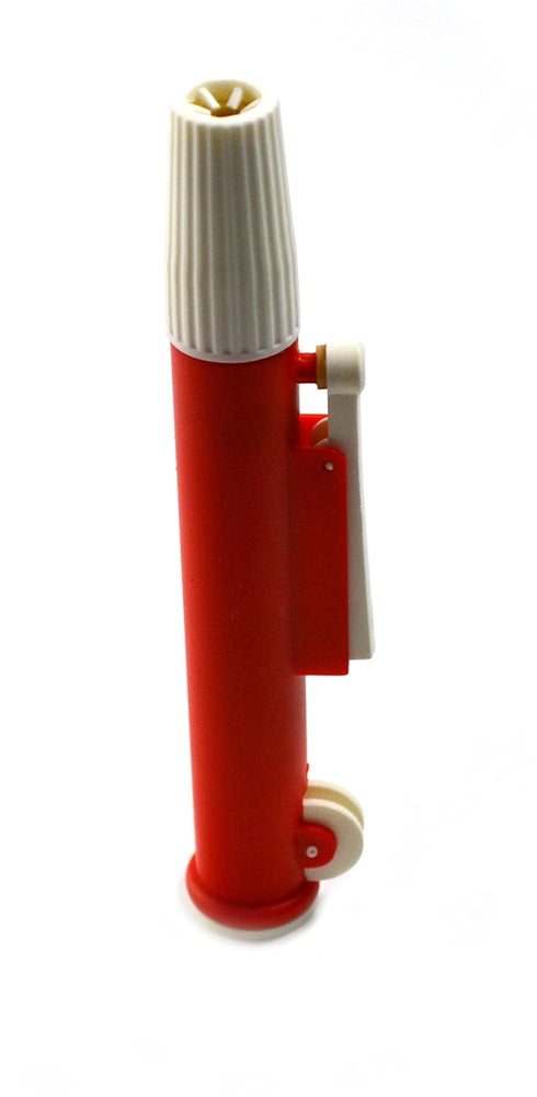 Pipette Pump, 25ml - Red Color - Precise Pipetting & Quick Emptying - Eisco Labs