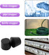 AnRui 6 Pack Solid Rubber Stoppers Tapered Lab Seal Plug 42mm to 50mm for Test Tubes, Industrial, Laboratory