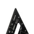 Beslands Aluminum 7-inch Rafter Square Carpenter Layout Tool, Alloy Triangle Ruler Protractor (Imperial)
