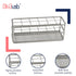2pcs Stainless Steel Test Tube Racks, 12 Holes, Wire Constructed Holder for Dia.=21mm Tubes