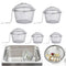 5 Pcs Ultrasonic Cleaner Baskets, 304 Stainless Steel for Jewelry Cleaning