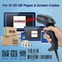 OBZ 1D 2D CMOS Barcode Scanner with Stand, USB Wired Handheld QR Code Scanner Supports Screen Scan, Portable Automatic