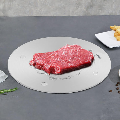 Heat Conduction Plate for Gas Stove, Stainless Steel Induction Adapter with Removable Handle, 6.3 Inch