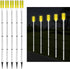 Yeesport 5 Pack Yellow Solar Driveway Markers, 37'' Solar Powered Driveway Warning