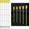 Yeesport 5 Pack Yellow Solar Driveway Markers, 37'' Solar Powered Driveway Warning
