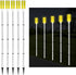 Yeesport 5 Pack Yellow Solar Driveway Markers, 37'' Solar Powered Driveway Warning