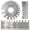 3Pcs Stainless Steel Dual Sided Wire Gauge, Thickness Measurement Tool for Welding and Accessories